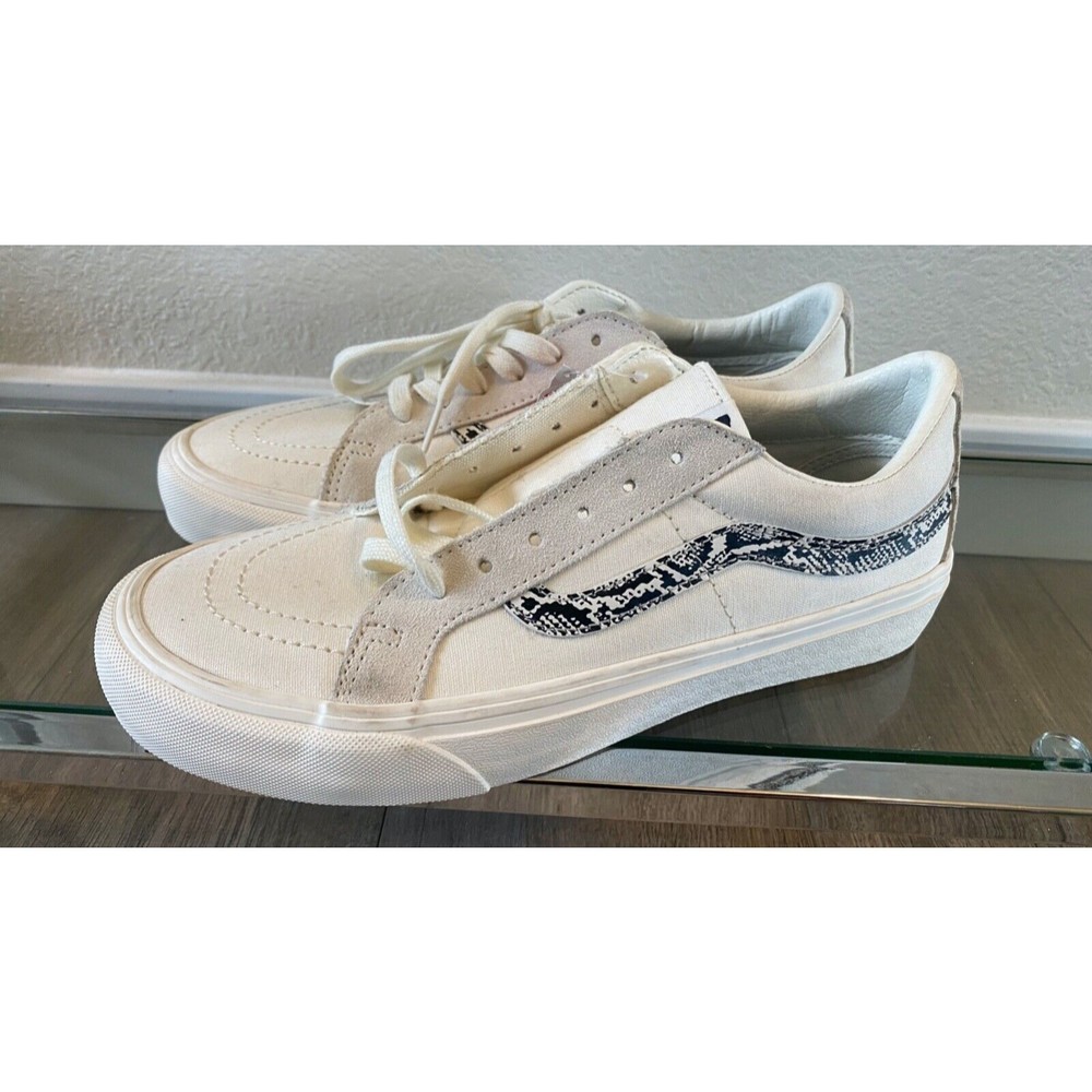 VANS HD Ultracush 8.5M/10W Sk8-Low Reissue Snake Marshmallow Canvas 500714 - Picture 3 of 8